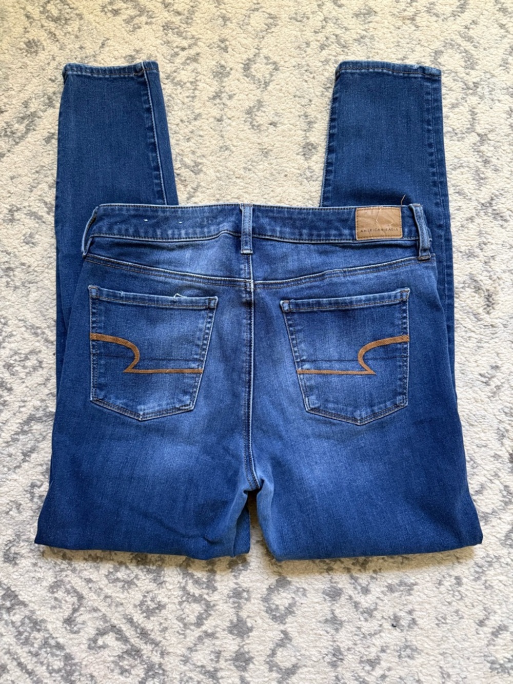 American Eagle Outfitters Distressed High-Rise Skinny Jeans - Picture 9 of 10